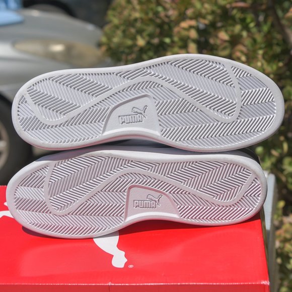 Puma Smash V2 Men's Leather Sneaker BLACK - Picture 7 of 7